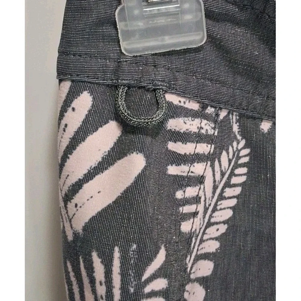 Roark Men's Sz 30 Shorey Swim Trunks Charcoal Botanical Drawstring Board Shorts